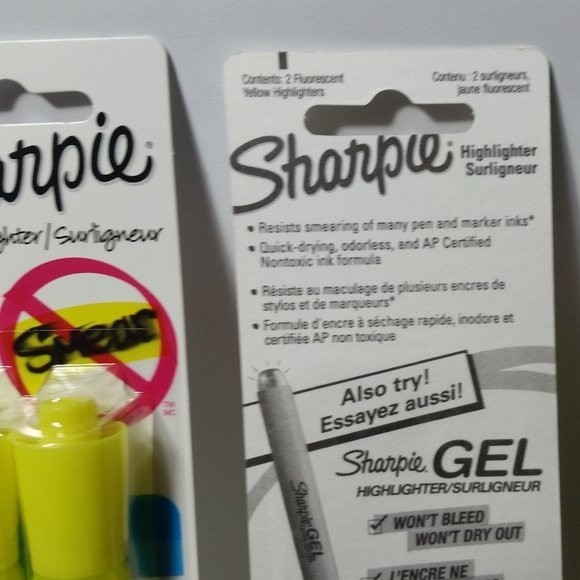 10 Packs Sharpie Smudge Resistant Yellow Highlighter - Picture 4 of 7